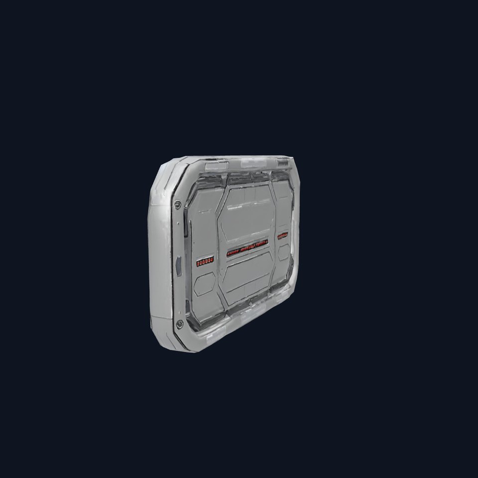 Futuristic SciFi Door model pack